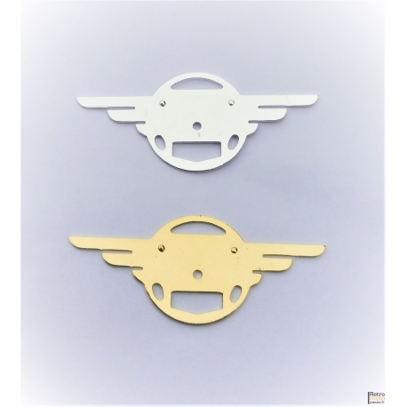 Logo "ailes" allu ou doré Mobylette 