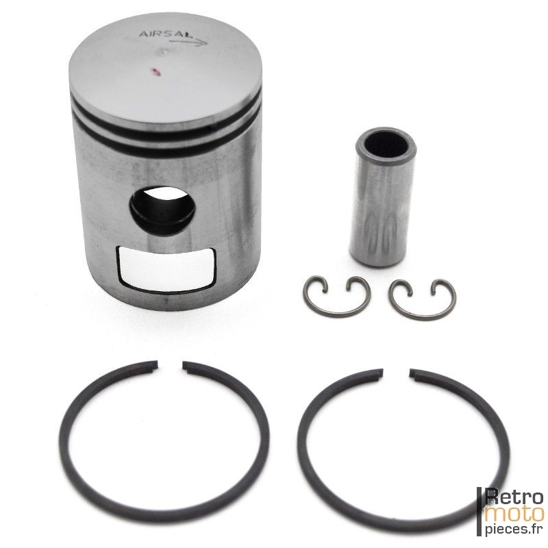 AB-FRANCE 39 X 2L Piston Ring Set – For GILARDONI AV10, MBK51, ZUNDAPP, PIAGGIO CIAO, MINARELLI P6 – Black