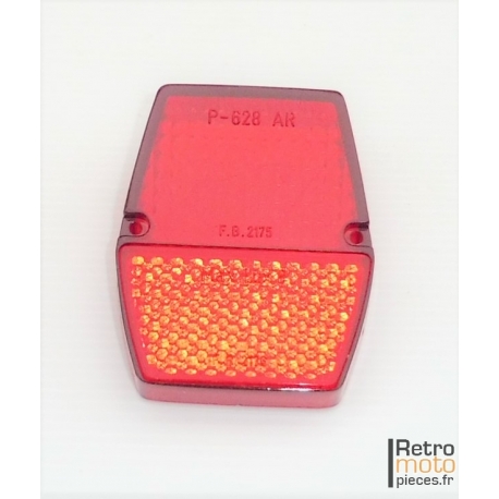 Cabochon de feu arrière héxagonal pour Motobécane et Solex 