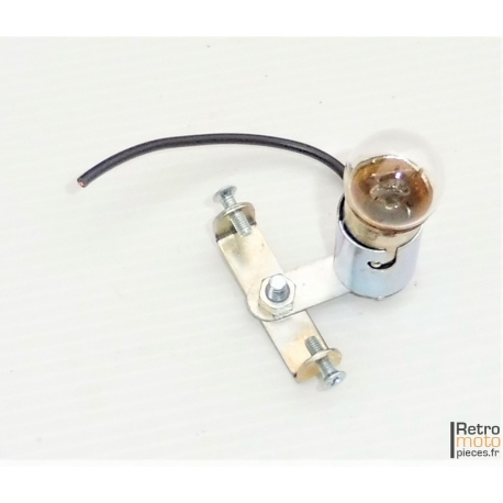 Support de cabochon de feu arrière type Manducher pour Mobylette