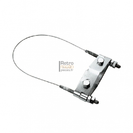 Collier d'échappement double moteur AV7 Motobécane AV40/50/88