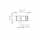 Serre cable diam 7mm