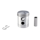 Piston jupe courte