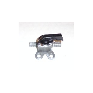 Robinet entre 2 durites de 6 à 8mm avec patte de fixation